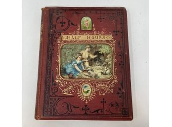 Antique Book - Half Hours With The Animals