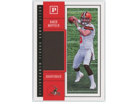 2018 Panini Quest Jumbo Rookie Relic Baker Mayfield