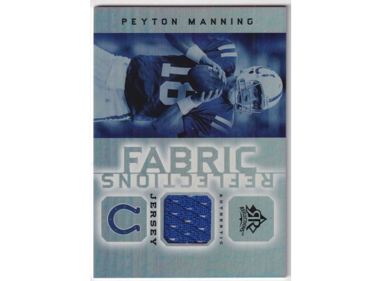 2005 Reflections Peyton Manning Game Used Relic