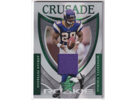 2007 Crusade Adrian Peterson Rookie Relic /250
