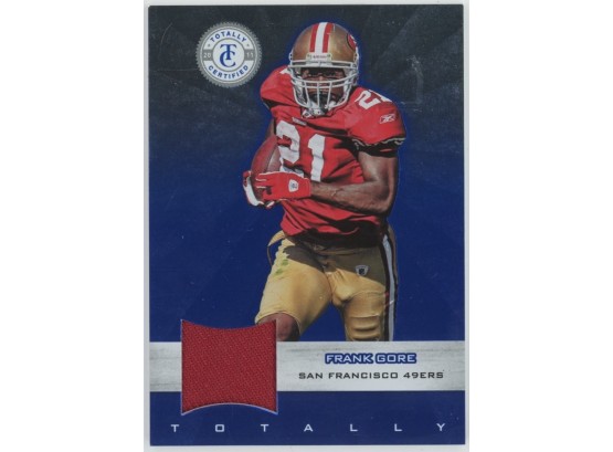 2012 Certified Frank Gore Game Used Relic /249