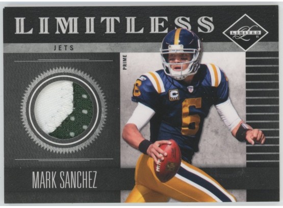 2011 Certified Mark Sanchez Game Used Patch /5