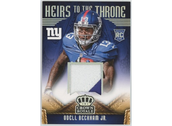 2014 Crown Royale Odell Beckham Jr. Jumbo Rookie Relic /99