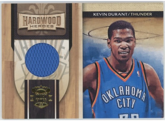 2009 Court Kings Hardwood Heroes Kevin Durant Game Used Relic /299