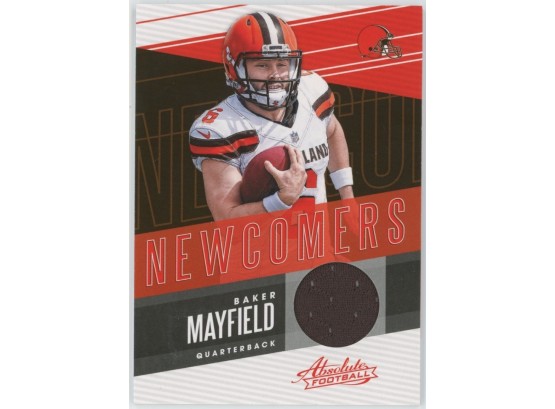 2018 Absolute Newcomers Baker Mayfield Rookie Relic