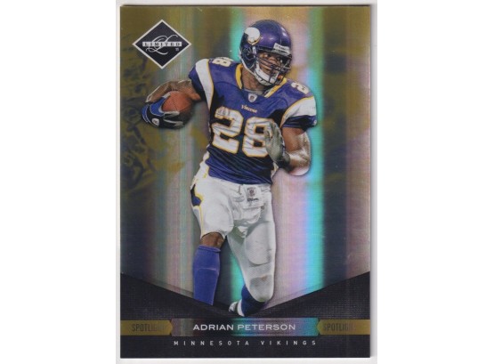 2011 Limited Gold Adrian Peterson /25