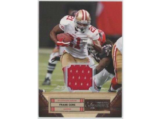 2011 Timeless Treasures Frank Gore Game Used Relic /250
