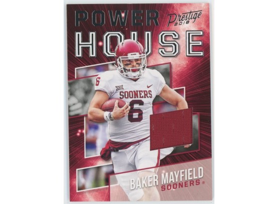 2018 Prestige Power House Baker Mayfield Rookie Relic