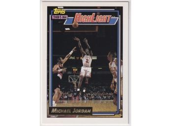 1992 Topps Gold Highlights Michael Jordan