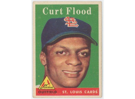 1958 Topps Baseball #464 Curt Flood
