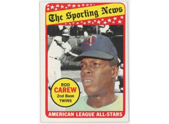 1969 Topps Baseball #419 The Sporting News Rod Carew AL All-Star