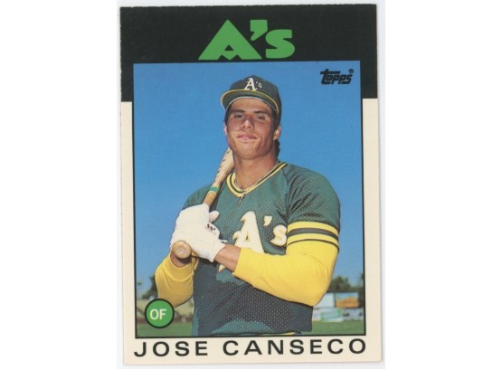 1986 Topps Traded Baseball #20T Jose Canseco