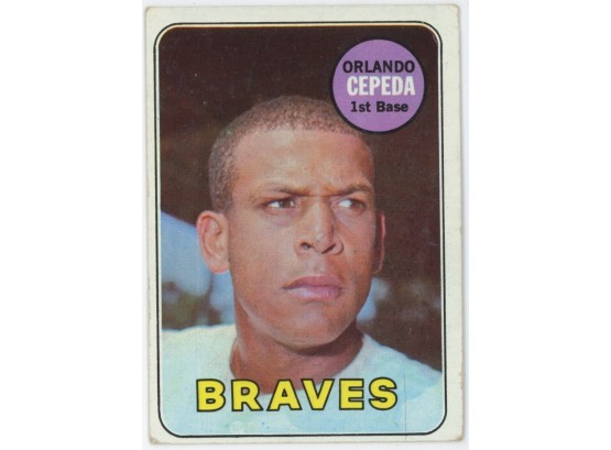 1969 Topps Baseball #385 Orlando Cepeda