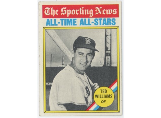 1976 Topps Baseball #347 The Sporting News All-Time All-Stars Ted Williams