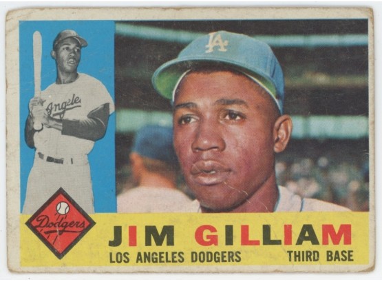 1960 Topps Baseball #255 Jim Gilliam