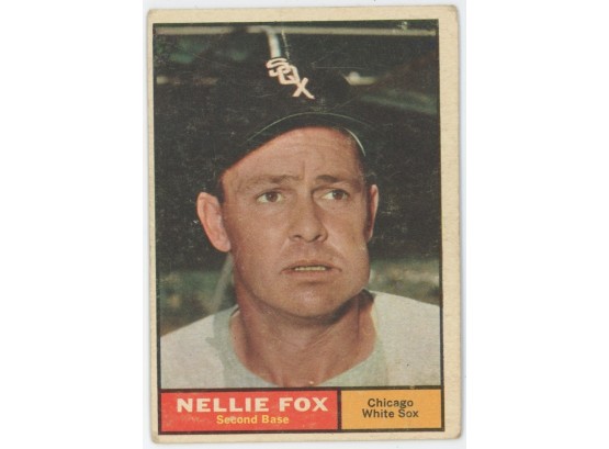 1961 Topps Baseball #30 Nellie Fox