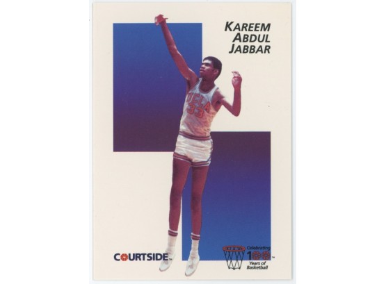 1991/92 Courtside Basketball #25 Kareem Abdul Jabbar
