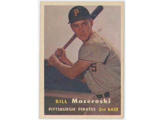 1957 Topps Baseball #24 Bill Mazeroski