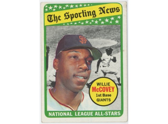 1969 Topps Baseball #416 The Sporting News Willie McCovey NL All-Stars