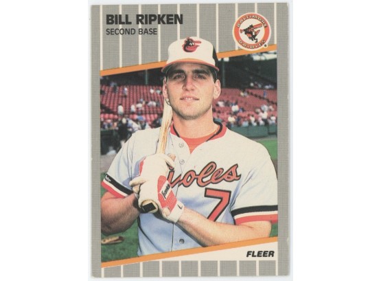 1989 Fleer Baseball #616 Bill Ripken