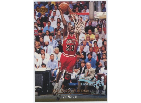 1995-96 Upper Deck Basketball #23 Michael Jordan Electric Court