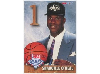 1992-93 Skybox #1 NBA Draft Pick Shaquille O'Neal Rookie