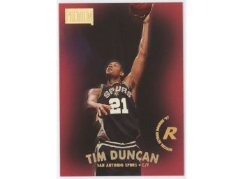 1997 Skybox Premium Basketball #112 Tim Duncan Rookie