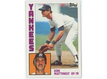 1984 Topps Baseball #8 Don Mattingly Rookie