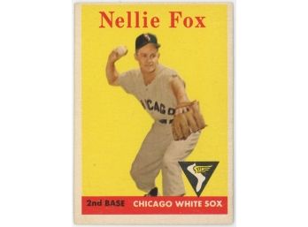 1958 Topps Baseball #400 Nellie Fox