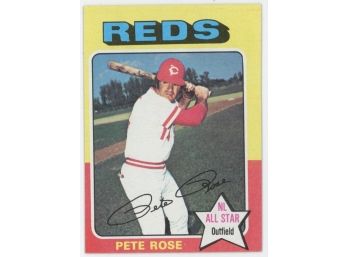 1975 Topps Baseball #320 Pete Rose