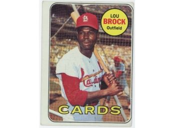 1969 Topps Baseball #85 Lou Brock