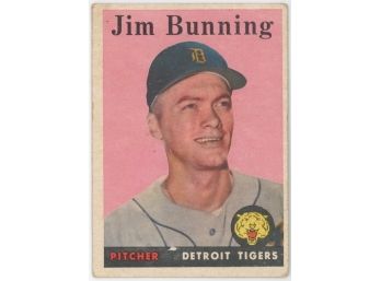 1958 Topps Baseball #115 Jim Bunning