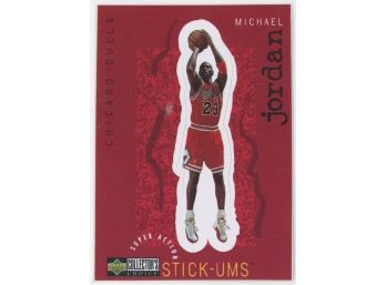 1997-98 Upper Deck Collector's Choice Basketball #S30 Michael Jordan Super Action Stick-Ups