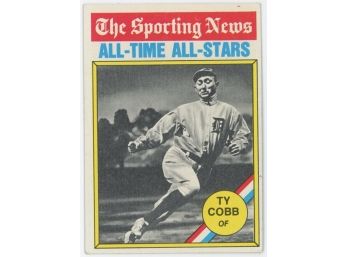 1976 Topps Baseball #346 The Sporting News All-Time All-Stars Ty Cobb