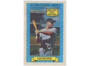 1972 XOGraph Baseball Lou Gehrig