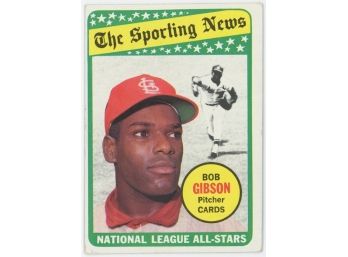1969 Topps Baseball #432 The Sporting News Bob Gibson NL All-Stars