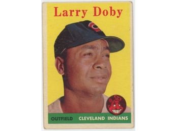 1958 Topps Baseball #424 Larry Doby