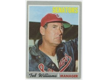 1970 Topps Baseball #211 Ted Williams