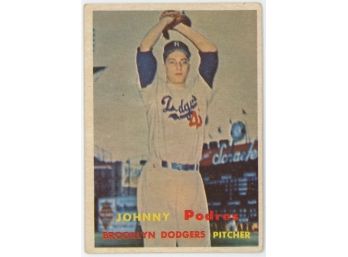 1957 Topps Baseball #277 Johnny Podres