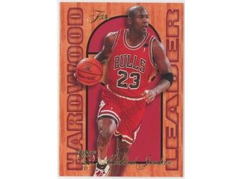 1995-96 Flair Basketball #4 Michael Jordan Hardwood Leaders
