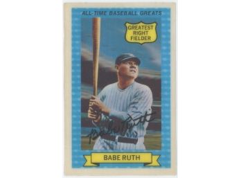 1972 XOGraph Baseball Babe Ruth