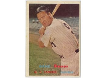 1957 Topps Baseball #240 Hank Bauer