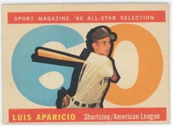 1960 Topps Baseball #559 Sport Magazine Luis Aparicio AL All-Star