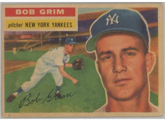 1956 Topps #52 Bob Grim
