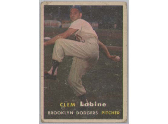 1957 Topps #53 Clem Labine
