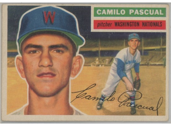 1956 Topps #98 Camilo Pascual