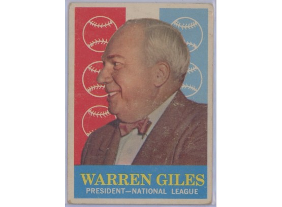 1959 Topps #200 Warren Giles