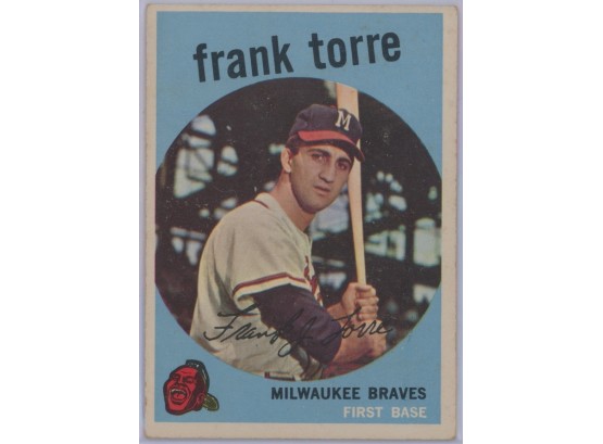 1959 Topps #65 Frank Torre