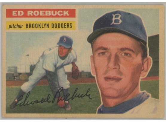 1956 Topps #58 Ed Roebuck