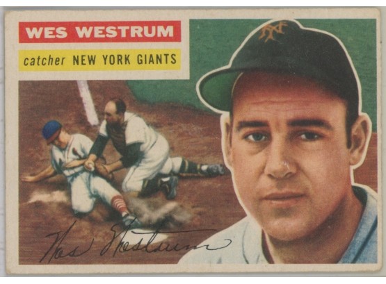 1956 Topps #156 Wes Westrum